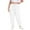 White, variant on Erwazi Womens Plus Size Wide Leg Sweatpants Solid Drawstring Waist Pants with Multi Pockets