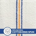 thumbnail image 7 of Linteum Textile 100% Cotton Triple Stripe Super Bar Mop Kitchen Towels (60-Pack, 16x19 in), 7 of 7