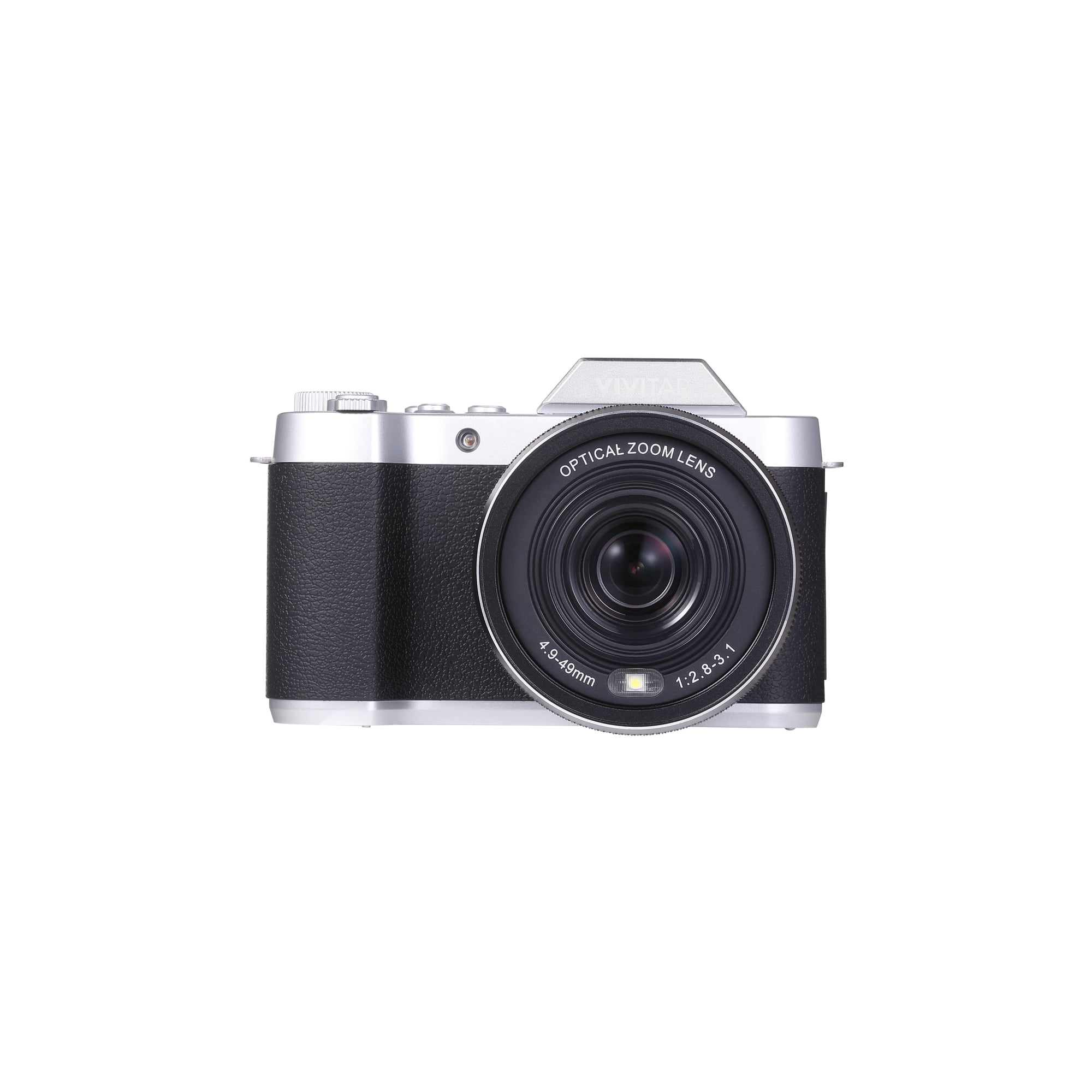 Vivitar 4K Ultra HD Hybrid Optical Zoom Camera, 2.8" LCD Display, Built-in Microphone, LED Flash, Rechargeable Battery