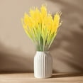 thumbnail image 6 of Artificial Wheat Stems | 5-Piece Lifelike Wheat Ears | 43cm Yellow Plastic Decorative Botanicals for Indoor Home Decor, 6 of 7