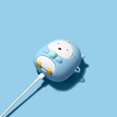 thumbnail image 3 of RV Compatible con funda Airpods, funda de silicona 3D para Airpod, lindo animal, pingüino, pollo, pato, reno, cerdo, divertido personaje de dibujos animados (AirPods 1,2, pingüino) oso de fresa Electrónica, 3 of 5