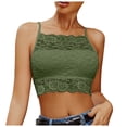 thumbnail image 1 of DXOUPM Womens Tank Tops Versatile Hollow Lace Spaghetti Strap Slim Fit Summer Shirts Trendy, 1 of 3