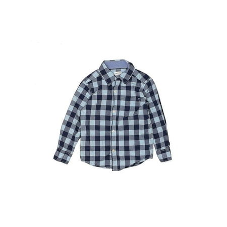 

Pre-Owned Carter s Boy s Size 4T Long Sleeve Button-Down Shirt
