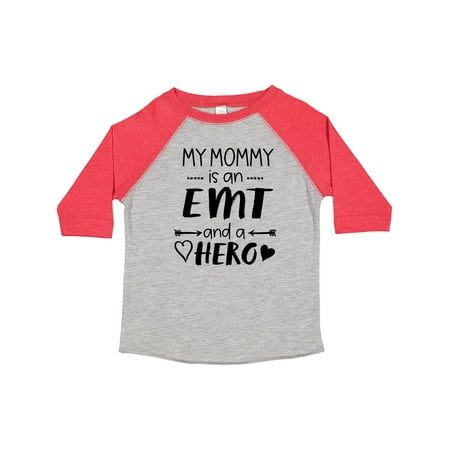 

Inktastic My Mommy is an EMT and a Hero Gift Toddler Boy or Toddler Girl T-Shirt
