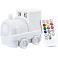 thumbnail image 1 of Luces nocturnas LED para niños Yuede, luz nocturna de silicona recargable por USB con adorables animales, 9 colores cambiantes, sensor táctil y tren con control remoto., 1 of 5