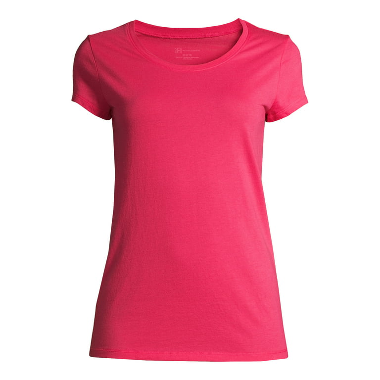 No Boundaries Women's Juniors Everyday Short Sleeve T-Shirt, 3-Pack 