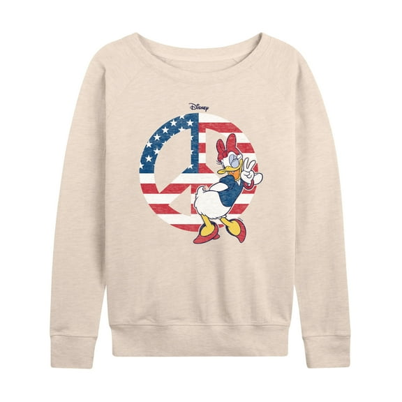 Disney - Americana - Daisy Peace - Women's Lightweight French Terry Long Sleeve Shirt