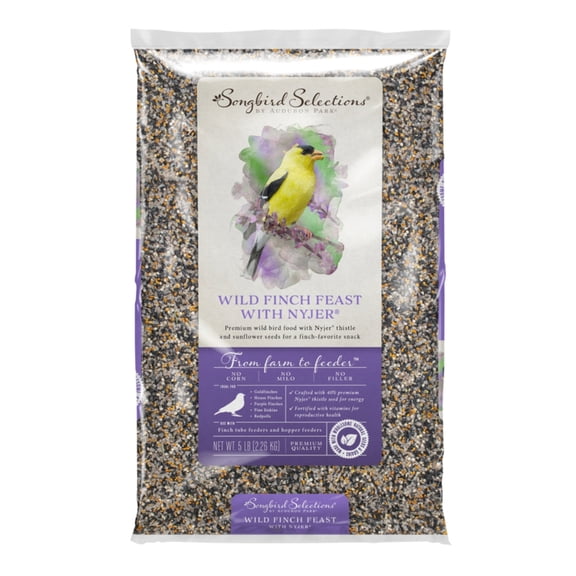 Songbird Selections Wild Finch Feast Wild Bird Seed Wild Bird Food 5 lb
