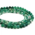 thumbnail image 3 of HOOUN Multicolor 4/6/8/610/12MM Natural Stripe Agate Beads Stone Loose Spacer Beads-Black-8mm【96pcs/76g】, 3 of 9