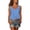 Blue, variant on GDREDA Crew Neck Tank Tops For Women Button Down Tank Tops Neck Sleeveless T Shirts Blouses Loose Pocket Women's Tanks & Camis Army Green,S