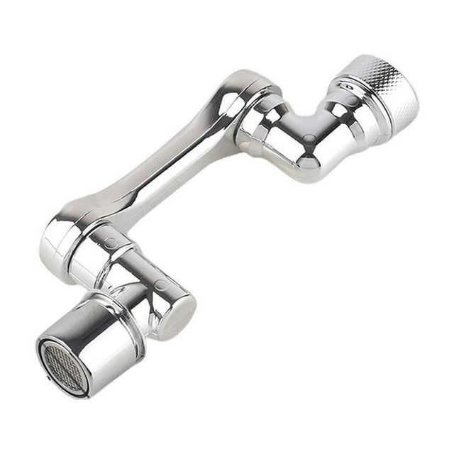 Universal 1080° Swivel Robotic Arm Swivel Extension Faucet Aerator Plastic Faucet Spray Head Wash Basin Tap Extender Adapter ,Easy to Operate