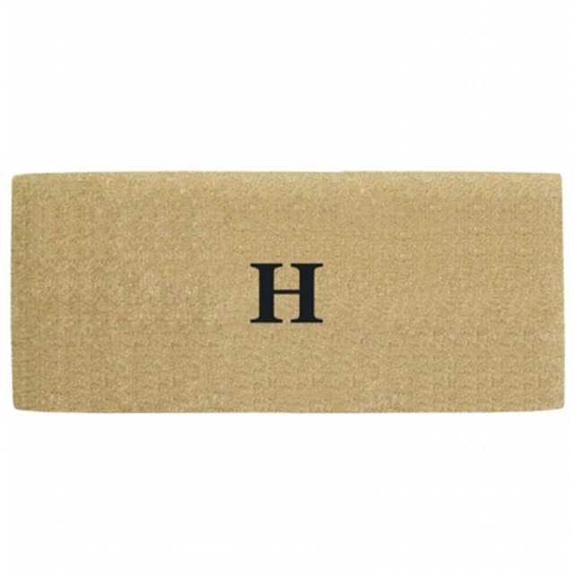 Nedia Home O2176H 36 x 72 in. Heavy Duty No Border Coco Mat Monogrammed H