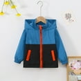 thumbnail image 4 of Posijego Toddler Baby Boys Girls Jackets Casual Hooded Zip up Spring Coat Lightweight Outerwear with Pockets, 4 of 5