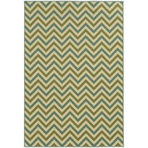 "Darya Home Milton Collection Outdoor Geometric Outdoor 5 x 8"