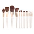 thumbnail image 4 of 13PCS Makeup Brush Set - Eyebrow Foundation Eyeshadow Cosmetic Brushes, Brochas Para Maquillaje, Makeup Brush Kit for Women, Professional Makeup Tools, Birthday, Christmas, Holiday Gift, 4 of 9