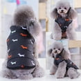 thumbnail image 3 of Veste pour Animaux de Compagnie Coton Cartoon Belle Veste de Chien Chiot Hiver Gilet, 3 of 10