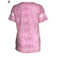thumbnail image 4 of PULLIMORE Womens Casual Tie Dye Summer T-Shirt Colorblock Crew Neck Short Sleeve Tunic Tops Boho Loose Blouse (2XL, Pink）, 4 of 8