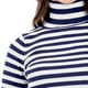 thumbnail image 4 of Playera Para Mujer Quarry A Rayas Con Cuello Alto Color Azul Marino, 4 of 4