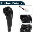 thumbnail image 4 of Perilla de cambio automático Unique Bargains para Chevrolet Sonic 2012-2017 No.42539376/95179700 perilla del cambio de marcha cubierta de bota de palanca de cambios de plástico, 4 of 6