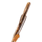 Brazos Rustic Wood Walking Stick, Ironwood, Traditional Style Handle, for Men & Women, 48