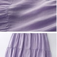 thumbnail image 4 of LOVZFMLL Women's Round Neck Loose Dress Purple L, 4 of 9