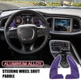 thumbnail image 2 of Pair Purple Steering Wheel Shift Paddle Shifter Extension Cover Accessories for Dodge Challenger Charger 2015-2021, 2 of 6