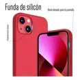 thumbnail image 3 of Funda Para iPhone 14 Silicon Interior Afelpado Antigolpes Suave Rojo, 3 of 6