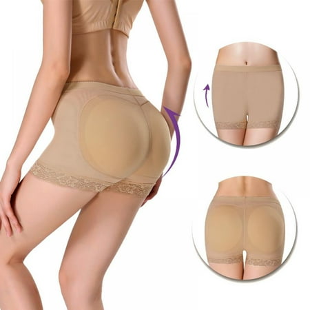 

Womens Seamless Butt Lifter Padded Lace Panties Enhancer Underwear