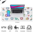 thumbnail image 5 of Long Mouse Pads for Desk,Colorful Cartoon Dinosaurs Sweets Desk Mats on Top Of Desks, Desk Mouse Pad Extra Large with 3mm Non-Slip Base and Stitched Edge for Gaming,Work,Home 35.4"x15.7", 5 of 5