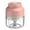 Pink, variant on HWHCGZ Electric Garlic Chopper,Portable Veggie Chopper, Rechargeable Vegetable Chopper,Garlic for Ginger, Nuts,Chili, Fruit, Meat and Spices,Pink,250ML