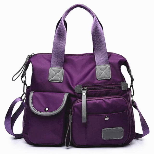 Bolso de hombro de nailon para mujer BANYUO Bandolera multifuncional de gran capacidad resistente al agua