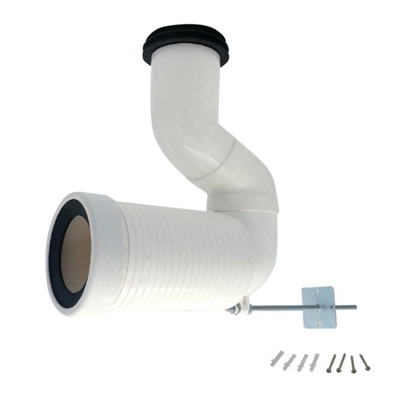 YIEMEEN Sewage Pipe Joint Toilet Bend Shifts Tube Toilet Flange Drain Renovation Outlet