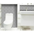 thumbnail image 2 of 7" X 7" Tulipa White and Gray Peel and Stick Removable Tiles, 2 of 9