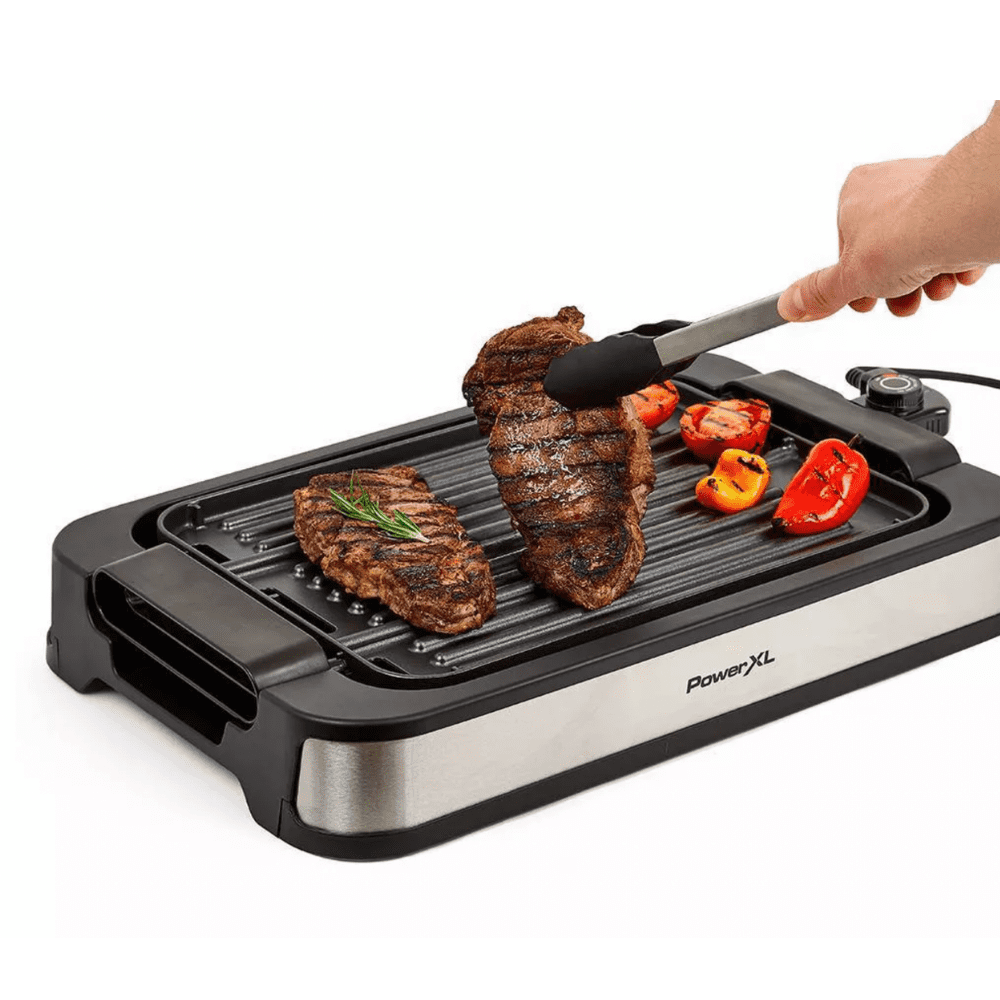 griddle plate for smokeless grill