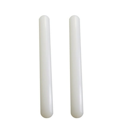 

2pcs Non-stick Rolling Pin Plastic Dough Pastry Roller Fondant Cake Noodle Baking Tool Dumpling Utensils Kitchen Supplies (23x2.5cm)