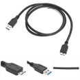 thumbnail image 1 of Cable micro USB 30 cable adaptador USB tipo A a Micro-B Cable de transmisión de disco duro externo disco duro externo compatible macho a macho cámara HD ANGGREK Otros, 1 of 8