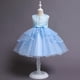 thumbnail image 1 of Vestido de novia con forma de pastel de flores para niños de tamaño pequeño y mediano de Europa y Estados Unidos, vestido de princesa, vestido de pasarela, vestido corto de alta gama para, 1 of 6