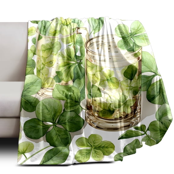 Throw Blanket Soft Plush Fleece Blanket 30In × 39In Home Decor Cozy Camping Blanket for Gift Bedding Essentials