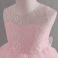 thumbnail image 6 of XBASW Kids Baby Sleeveless Lace Girls Dresses Flower Girl Trailing Princess Dress Toddler Performance Wedding Party Gown for Girls 4-12T, 6 of 10