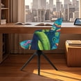 thumbnail image 3 of Xoenoiee Dragonfly Daisy Flower Print Dining Chair Slipcovers Waterproof Chair Seat Slipcovers Bar Stool Covers with Armrest, Sofa Chairs Cover Pads Furniture Protector, 3 of 7