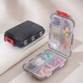 thumbnail image 6 of Mini Organizer Box with Airtight Seal, 10 Compartment Storage Case for Jewelry, Small Accessories, Travel Essentials, and Crafts, Clear Box with Lid for Easy Organization, 6 of 8