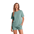 thumbnail image 2 of Pijama de Corta para Mujer, Color Azul , Talla XL, 2 of 8