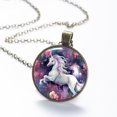thumbnail image 6 of Unicorn Necklace Personalized Custom Photo Round Pendant Adjustable Stainless Steel Necklaces with Gift Box for Men Women Mothers Valentine's Jewelry Gift, 6 of 6