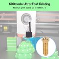 thumbnail image 4 of 10pcs 3D Printer Brass Nozzle Extruder Nozzle Printer Nozzle for  3 Combo S1 Extruder Hot End Replacement Kit Printer Nozzle Set 3D Printer Extruder, 4 of 7