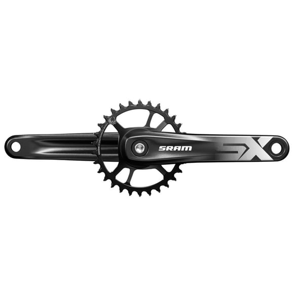 SRAM SX Eagle PowerSpline Crankset, Speed: 11/12, BCD: Direct Mount, 32, Power Spline, 165mm, Black, Boost