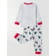 thumbnail image 3 of Boys 2pcs Pijamas De Manga Larga Cuello Redondo Top Y Pantalones Estampado De Dinosaurio Y Árbol De Navidad Conjunto De Ropa Cómoda Casual Para El Hogar Ropa De Niños, 3 of 4