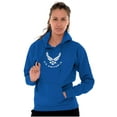 thumbnail image 3 of US Air Force Wings Military Symbol Hoodie Sweatshirt Women Men Brisco Brands M, 3 of 6