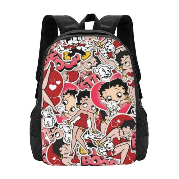 Betty Boop Backpack Travel Daypack Laptop Backpack For Men Women Hiking Travel