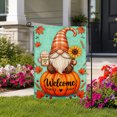thumbnail image 2 of SPXUBZ Welcome Gnome Garden Flag 12 x 18 Inch Linen Fall Pumpkin Outdoor Yard Flag Autumn Farmhouse Front Porch Lawn Patio Seasonal Harvest Decoration, 2 of 5