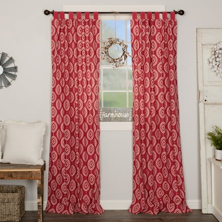 Vhc Brands Paloma Lined Tab Top Curtain Panel Pair Walmart Com